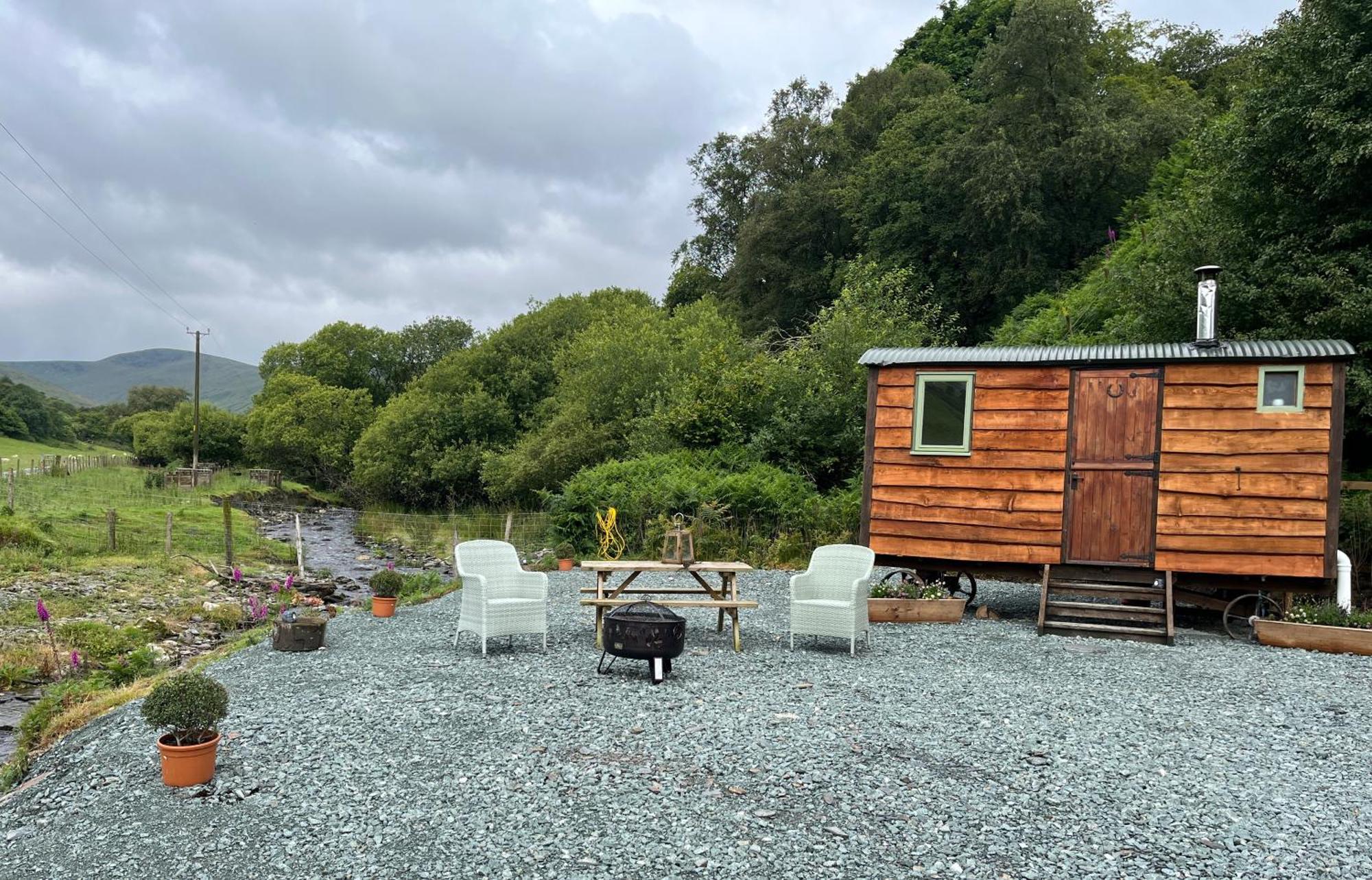 Berwyn Shepherds Hut Bauernhof Wrexham
